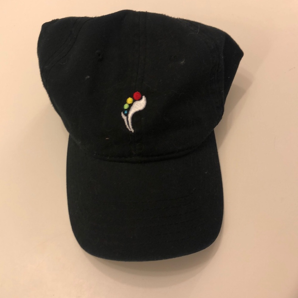 Black insomniac dad cap